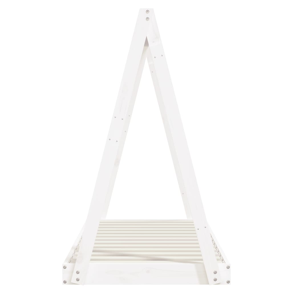 Kids Solid Wood Pine Bed Frame-Beds & Bed Frames-vidaXL-Yes Bebe