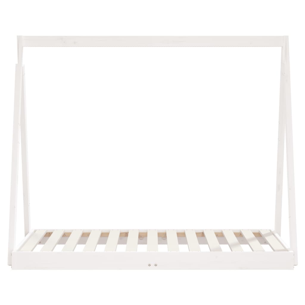 Kids Solid Wood Pine Bed Frame-Beds & Bed Frames-vidaXL-Yes Bebe