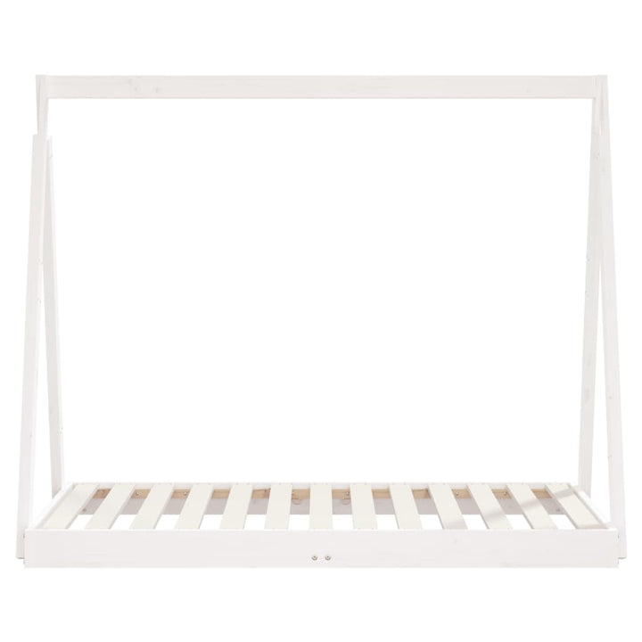 Kids Solid Wood Pine Bed Frame-Beds & Bed Frames-vidaXL-Yes Bebe