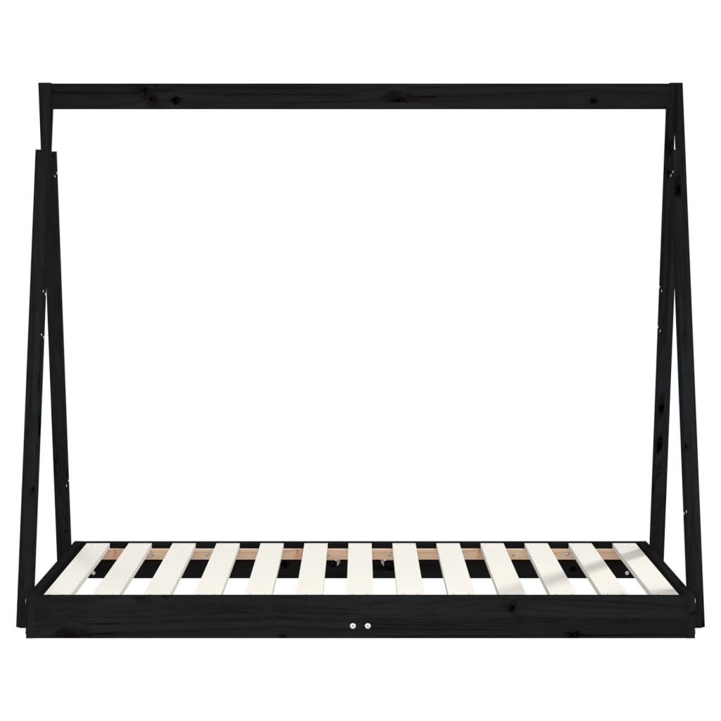 Kids Solid Wood Pine Bed Frame-Beds & Bed Frames-vidaXL-Yes Bebe