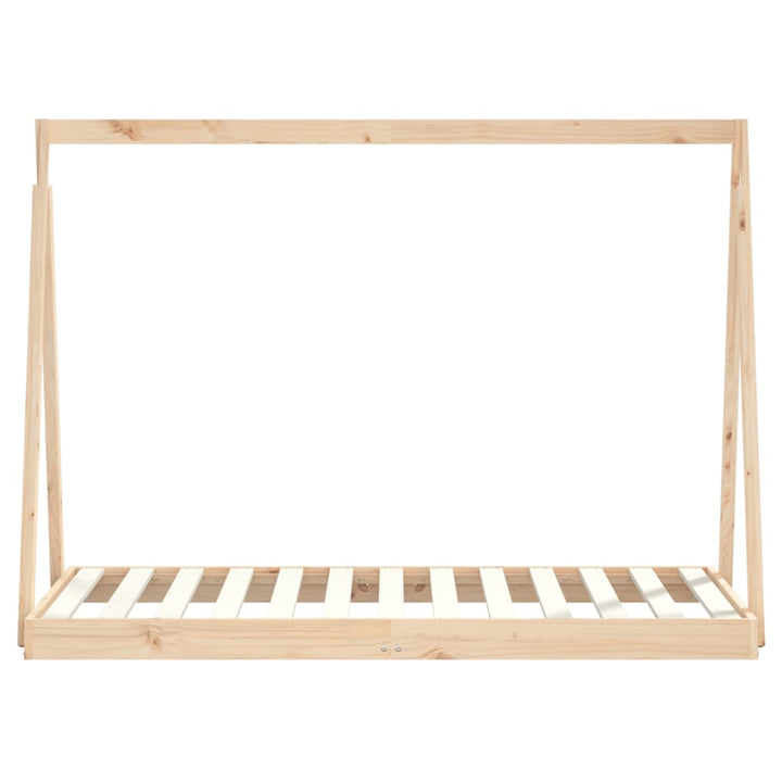 Kids Solid Wood Pine Bed Frame-Beds & Bed Frames-vidaXL-Yes Bebe