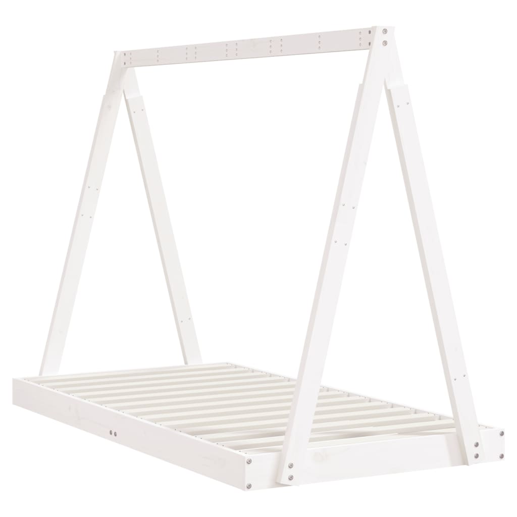 Kids Solid Wood Pine Bed Frame-Beds & Bed Frames-vidaXL-Yes Bebe