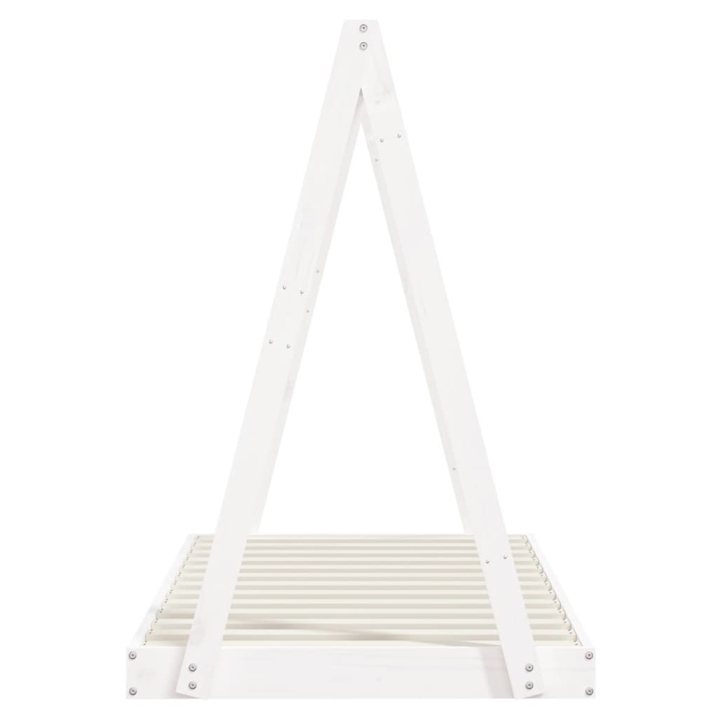 Kids Solid Wood Pine Bed Frame-Beds & Bed Frames-vidaXL-Yes Bebe