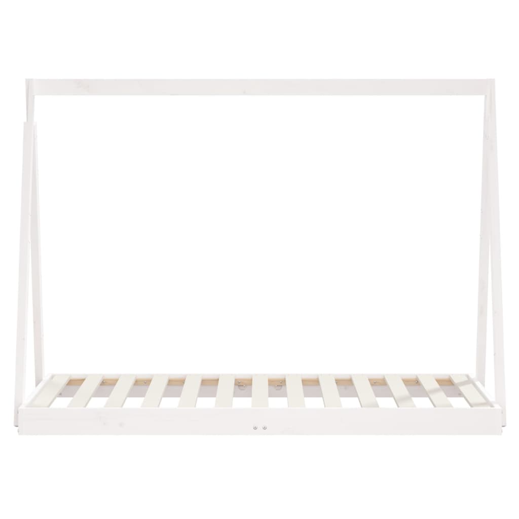 Kids Solid Wood Pine Bed Frame-Beds & Bed Frames-vidaXL-Yes Bebe