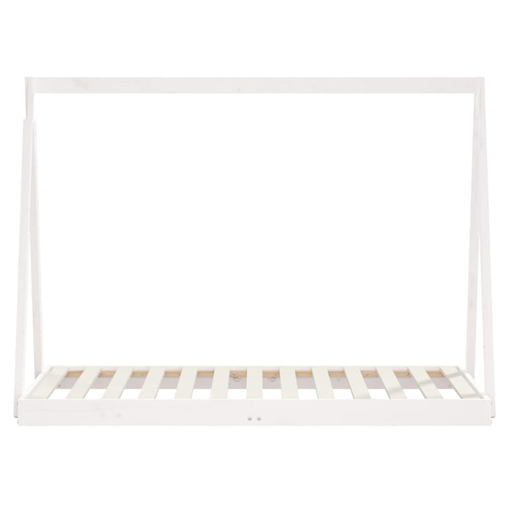 Kids Solid Wood Pine Bed Frame-Beds & Bed Frames-vidaXL-Yes Bebe