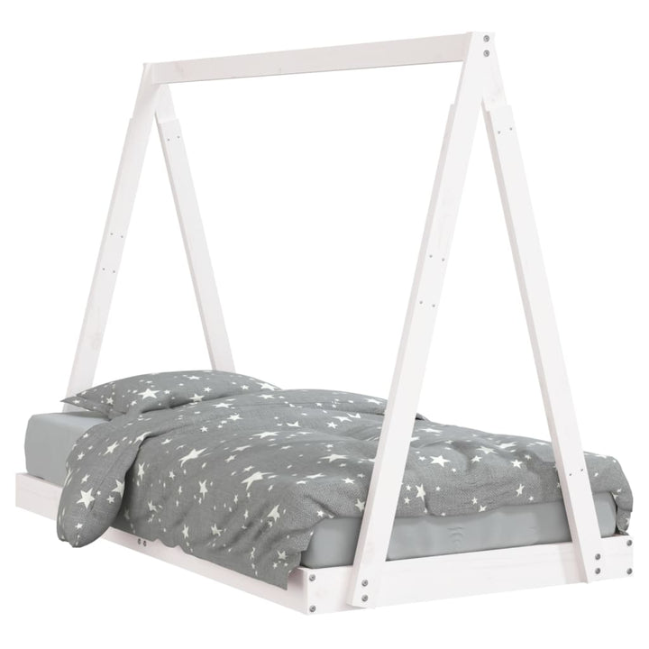 Kids Solid Wood Pine Bed Frame-Beds & Bed Frames-vidaXL-Yes Bebe