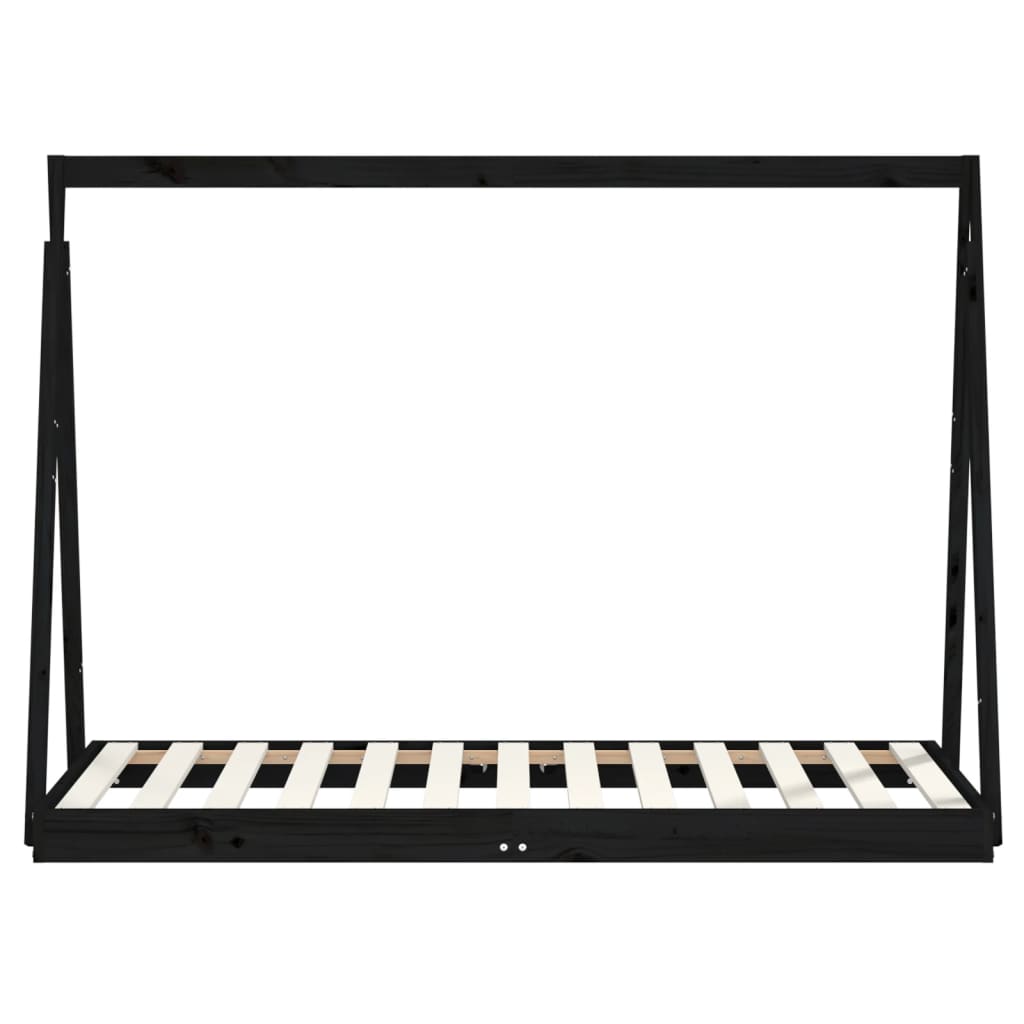 Kids Solid Wood Pine Bed Frame-Beds & Bed Frames-vidaXL-Yes Bebe