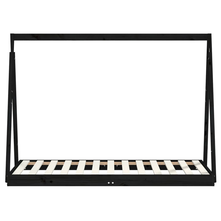 Kids Solid Wood Pine Bed Frame-Beds & Bed Frames-vidaXL-Yes Bebe