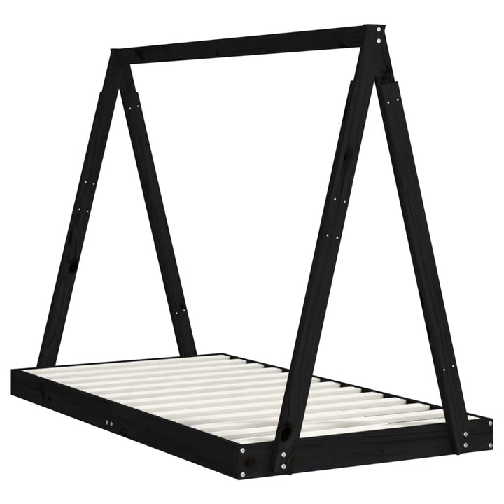 Kids Solid Wood Pine Bed Frame-Beds & Bed Frames-vidaXL-Yes Bebe