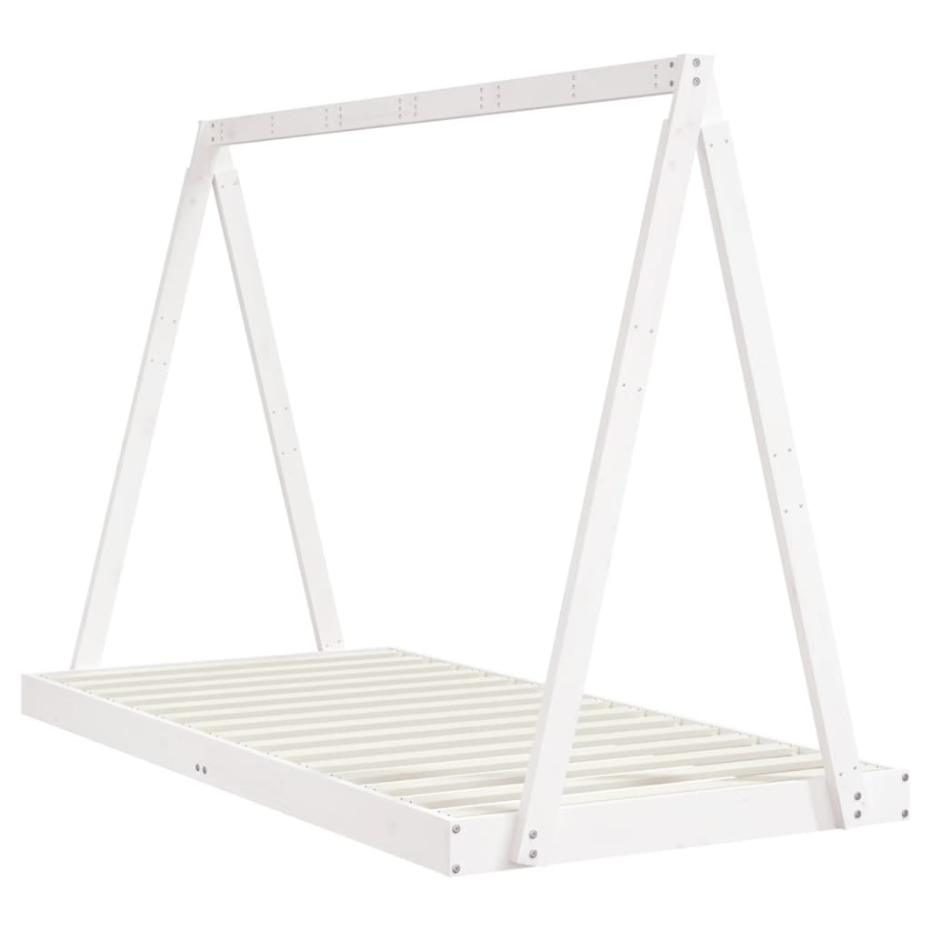 Kids Solid Wood Pine Bed Frame-Beds & Bed Frames-vidaXL-Yes Bebe