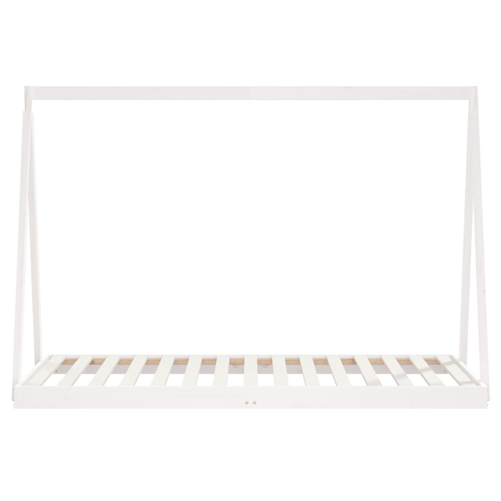 Kids Solid Wood Pine Bed Frame-Beds & Bed Frames-vidaXL-Yes Bebe