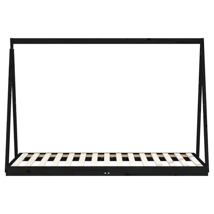 Kids Solid Wood Pine Bed Frame-Beds & Bed Frames-vidaXL-Yes Bebe