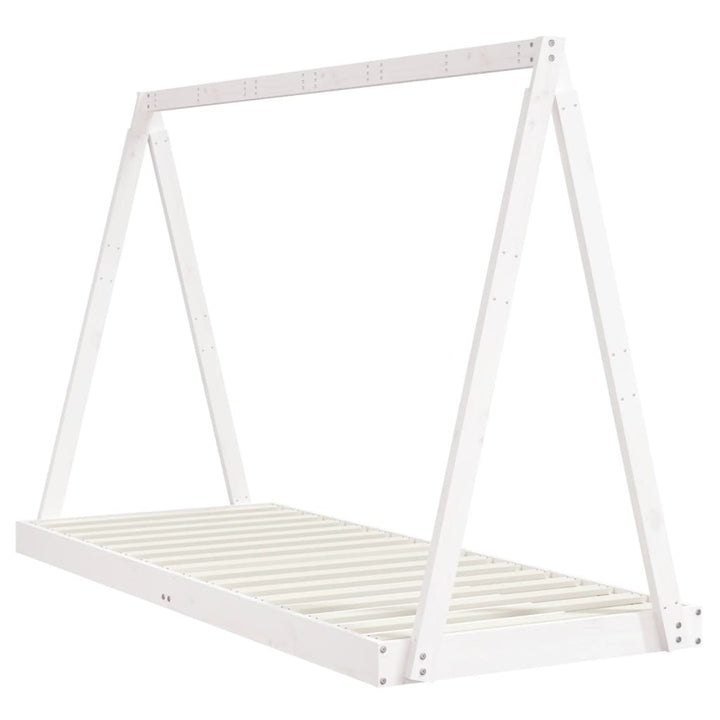 Kids Solid Wood Pine Bed Frame-Beds & Bed Frames-vidaXL-Yes Bebe
