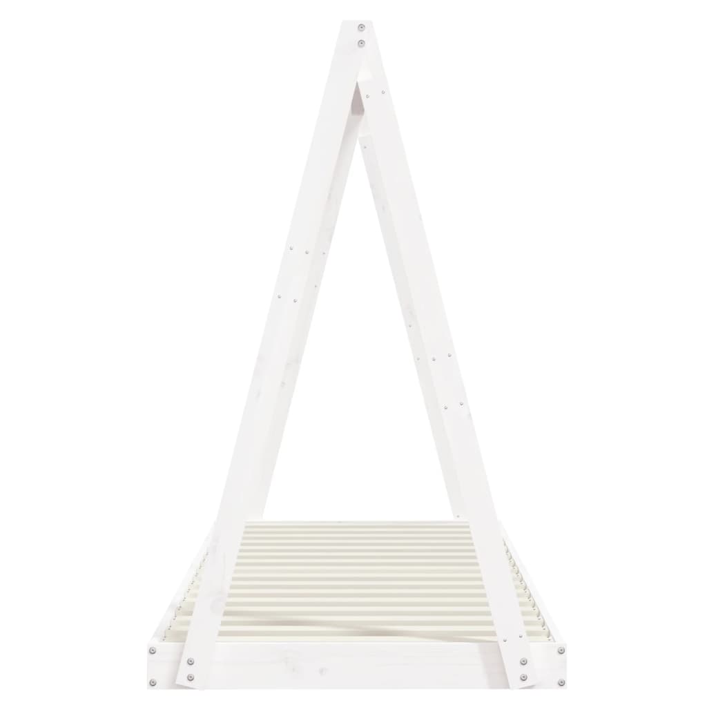 Kids Solid Wood Pine Bed Frame-Beds & Bed Frames-vidaXL-Yes Bebe