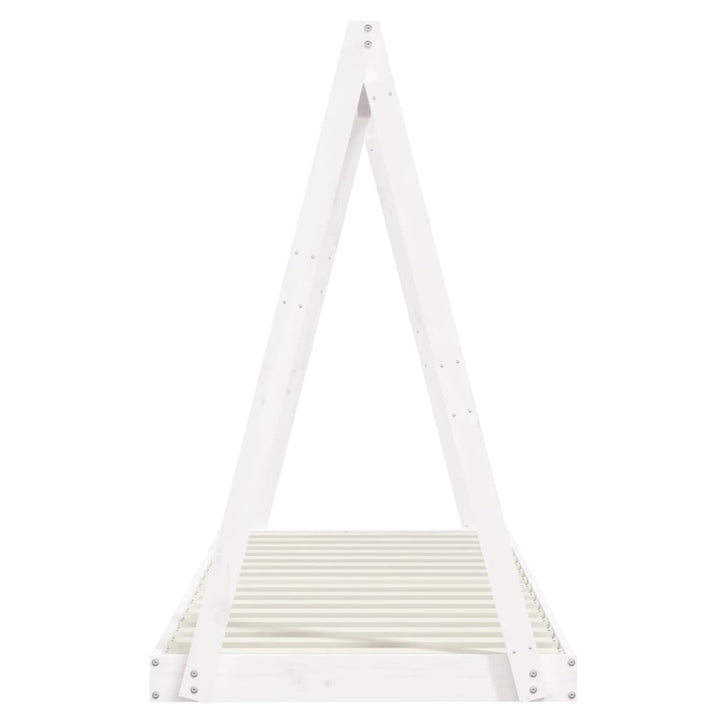 Kids Solid Wood Pine Bed Frame-Beds & Bed Frames-vidaXL-Yes Bebe