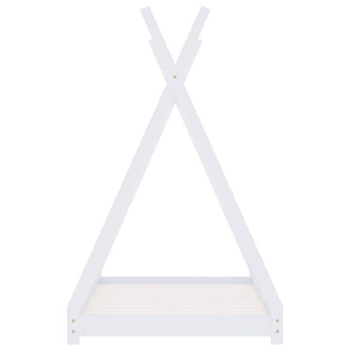Kids Triangular Bed Frame Solid Pine Wood-Beds & Bed Frames-vidaXL-Yes Bebe