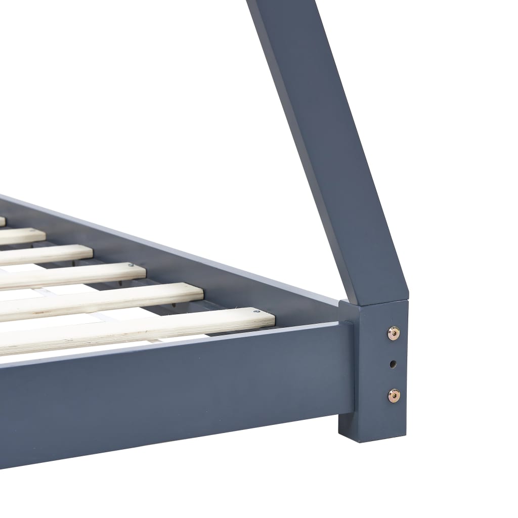 Kids Triangular Bed Frame Solid Pine Wood-Beds & Bed Frames-vidaXL-Yes Bebe