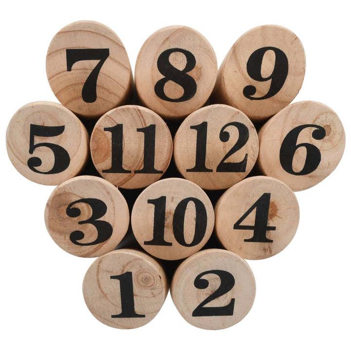 Number Kubb Game Set Wood-vidaXL-Yes Bebe
