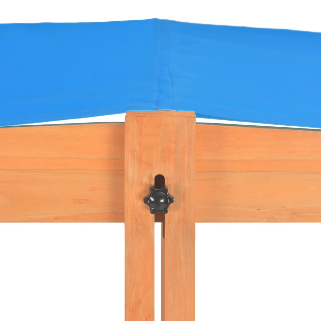 Sandbox with Adjustable Roof-Sandpits-vidaXL-Yes Bebe