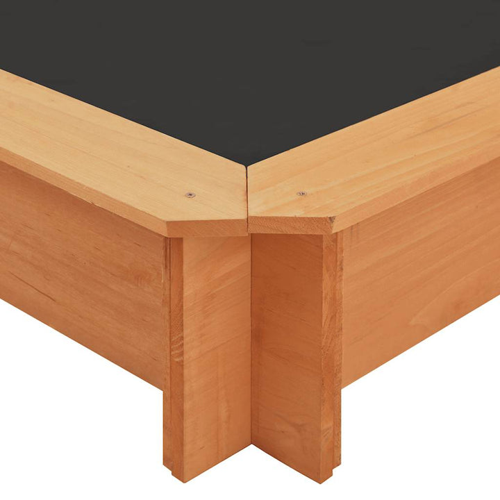 Sandbox with Adjustable Roof-Sandpits-vidaXL-Yes Bebe