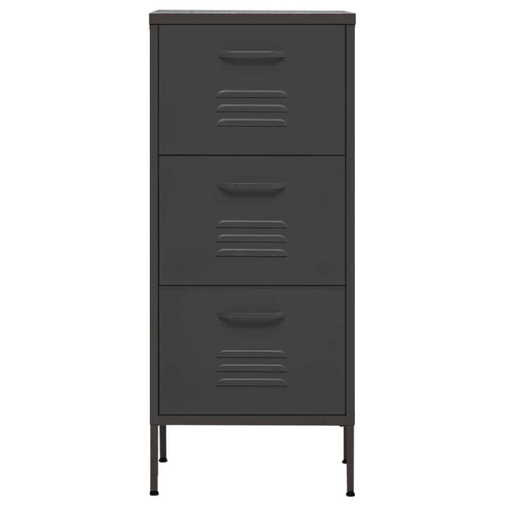 Storage Cabinet Anthracite 42.5x35x101.5 cm Steel-vidaXL-Yes Bebe