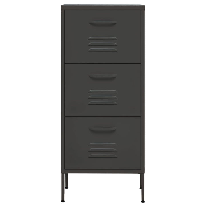 Storage Cabinet Anthracite 42.5x35x101.5 cm Steel-vidaXL-Yes Bebe