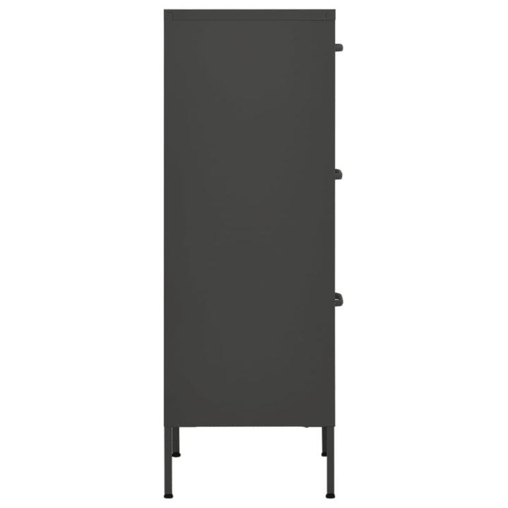 Storage Cabinet Anthracite 42.5x35x101.5 cm Steel-vidaXL-Yes Bebe