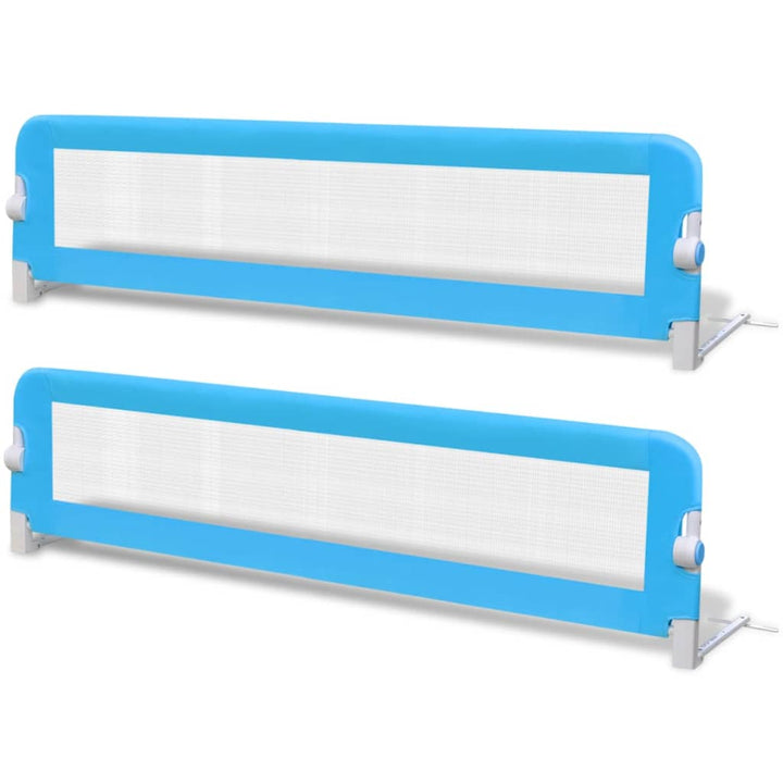 Toddler Safety Bed Rail-Baby Safety Rails-vidaXL-Blue-150 x 42 cm-2-Yes Bebe