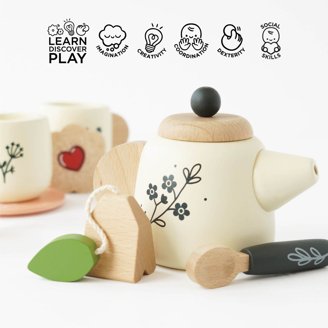 Le Toy Van Wooden Tea Set & Tray – Toy Teasets