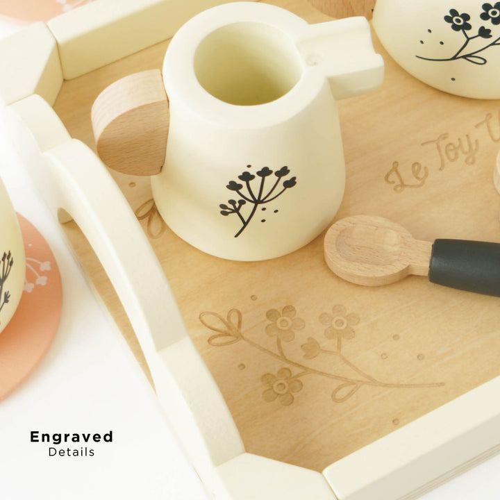 Le Toy Van Wooden Tea Set & Tray – Toy Teasets