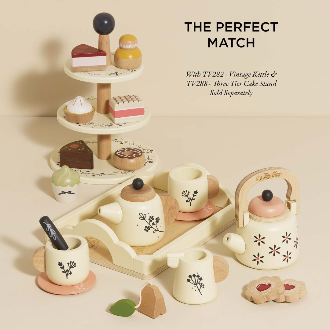 Le Toy Van Wooden Tea Set & Tray – Toy Teasets