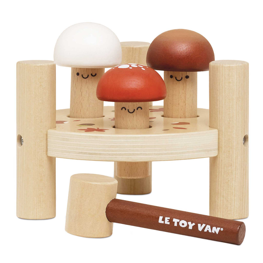 Le Toy Van Woodland Mushroom Hammer Game – Wooden Toys