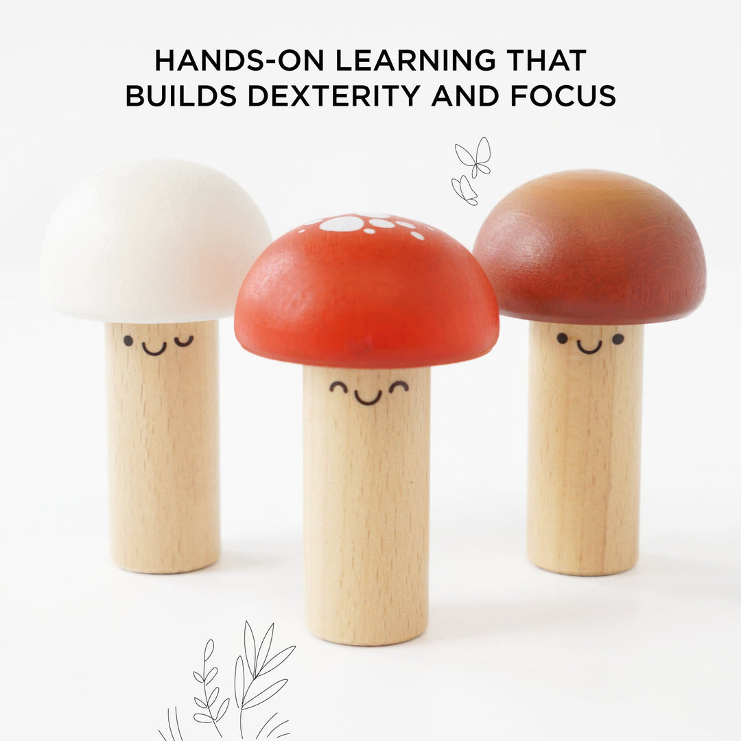 Le Toy Van Woodland Mushroom Hammer Game – Wooden Toys